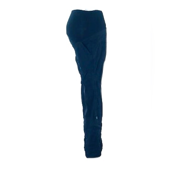 First Kick Maternity Capri Pants in Navy Blue, Women’s Size Large - Picture 1 of 11